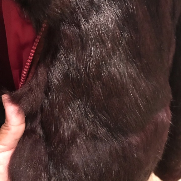 Vintage Rabbit fur Bomber Jacket - Picture 4 of 4